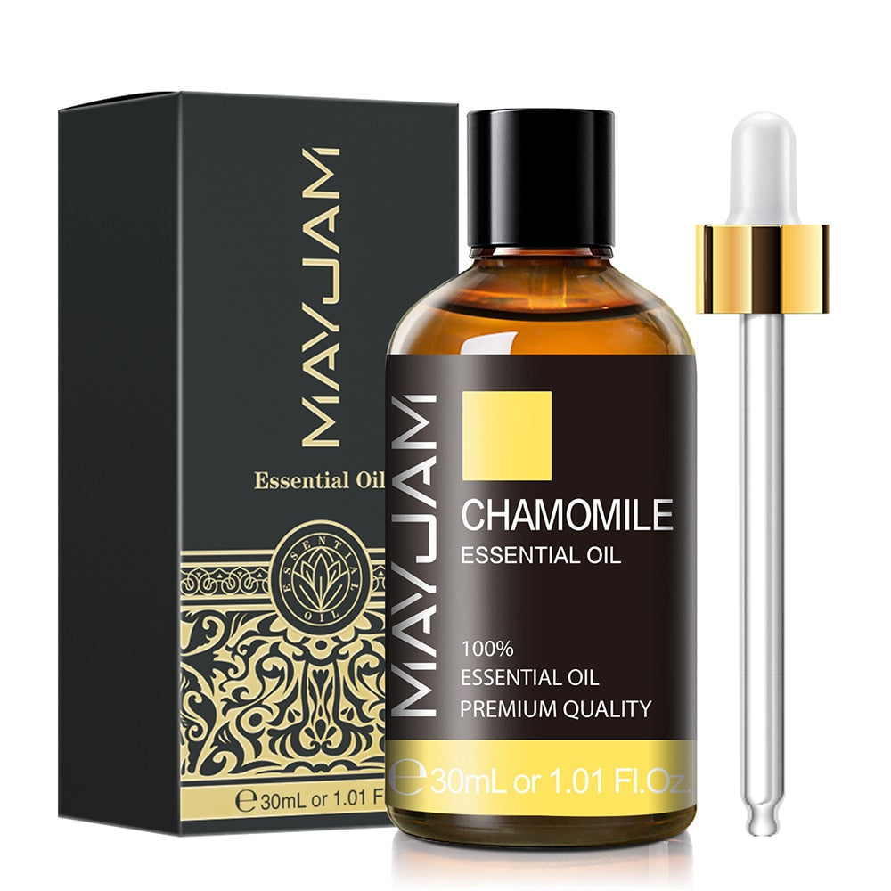 10 scent Essential Oils pack in 30ml pure natural bottles for diffuser use, massage mixing, and wellness routines.