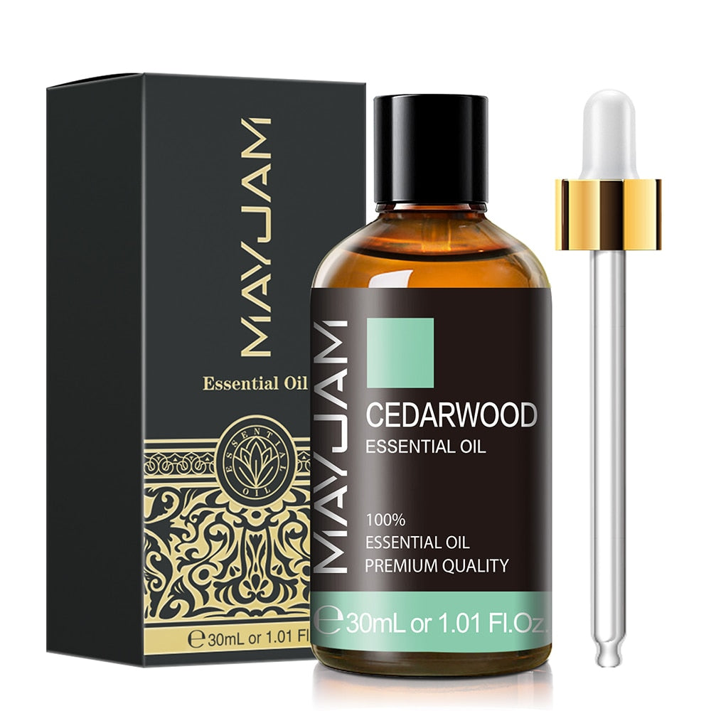 30ml Pure Essential Oils aromatherapy scent collection in bottles for calming spaces, diffuser use, and self-care routines.