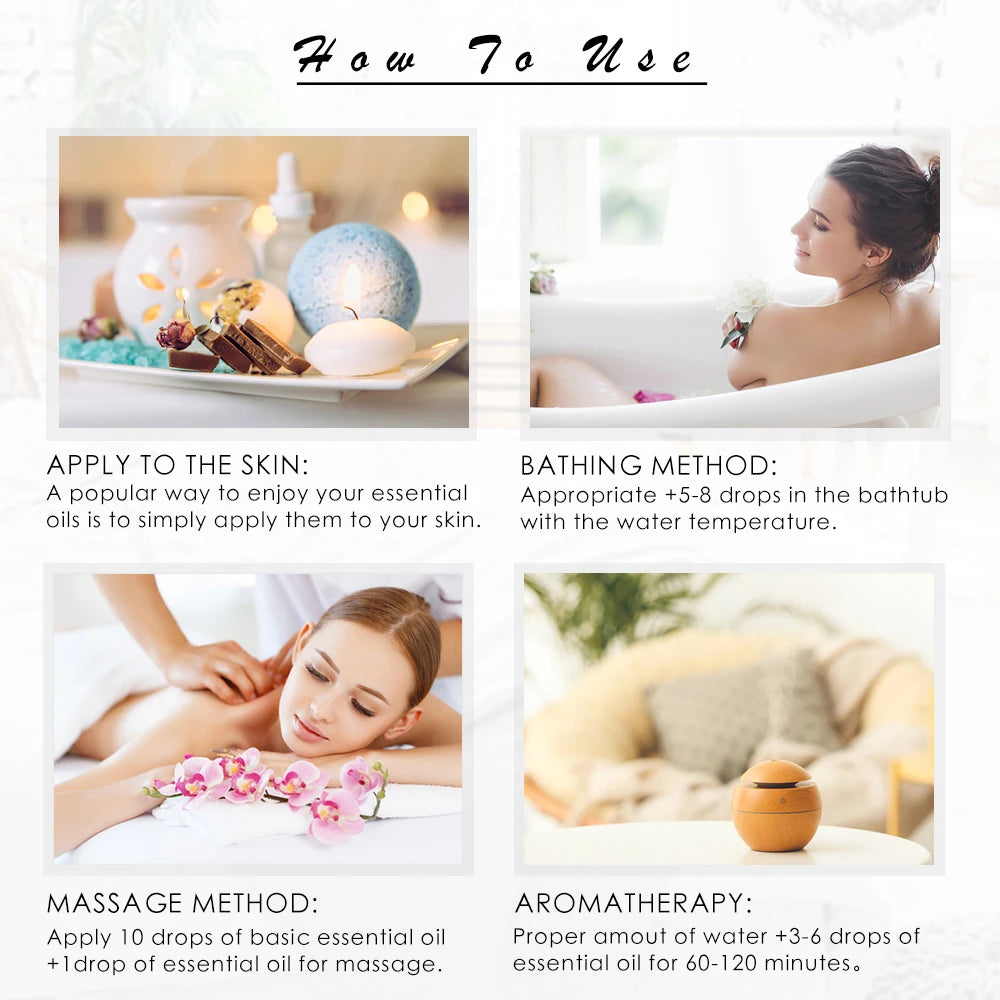 MAYJAM 100ML Pure Essential Oil with Dropper – Multiple Scents