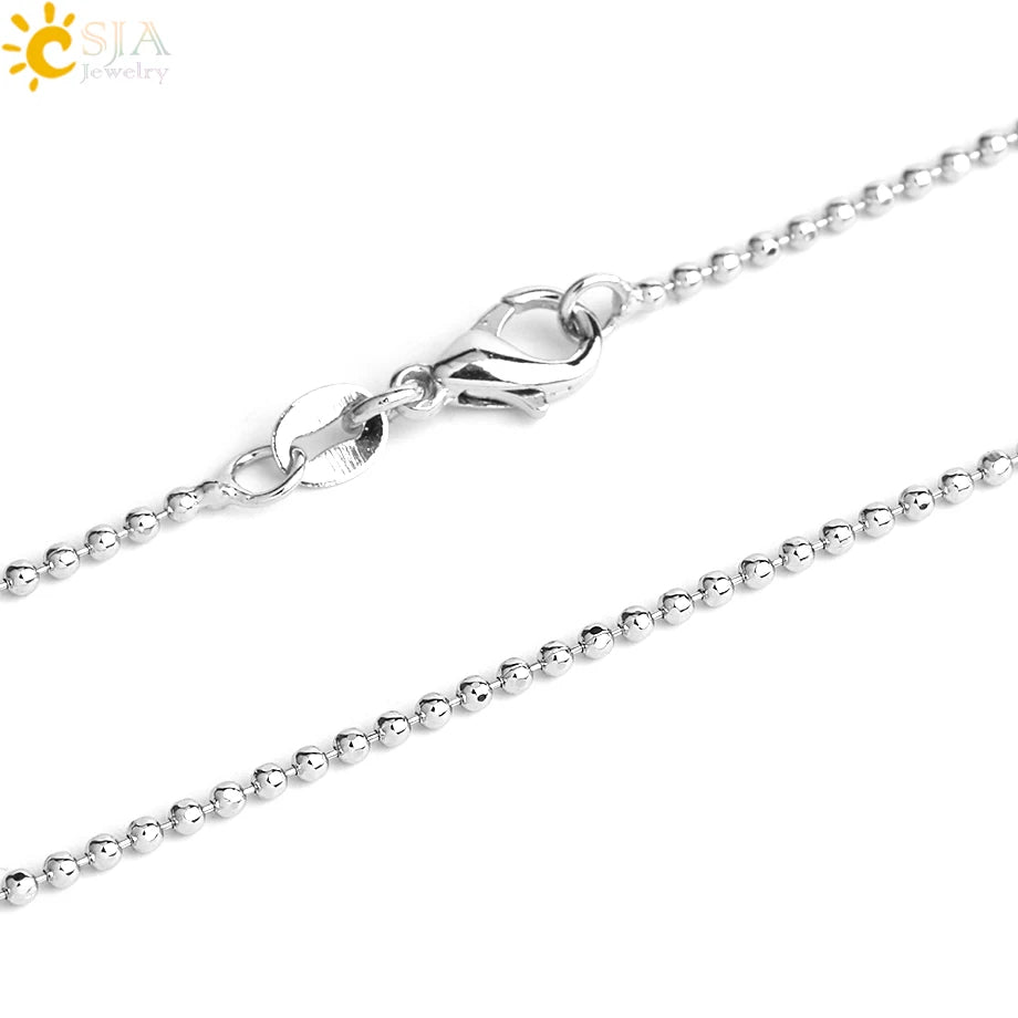 Owl Water-Drop Natural Stone Pendant
