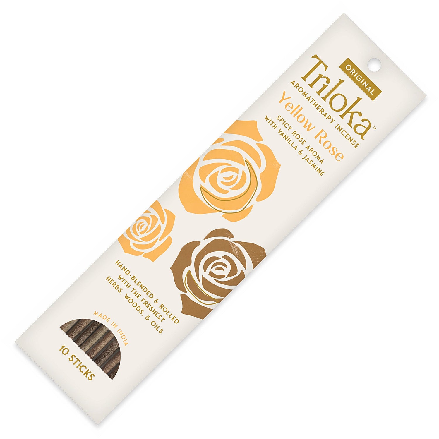 Triloka Yellow Rose Original Incense Sticks