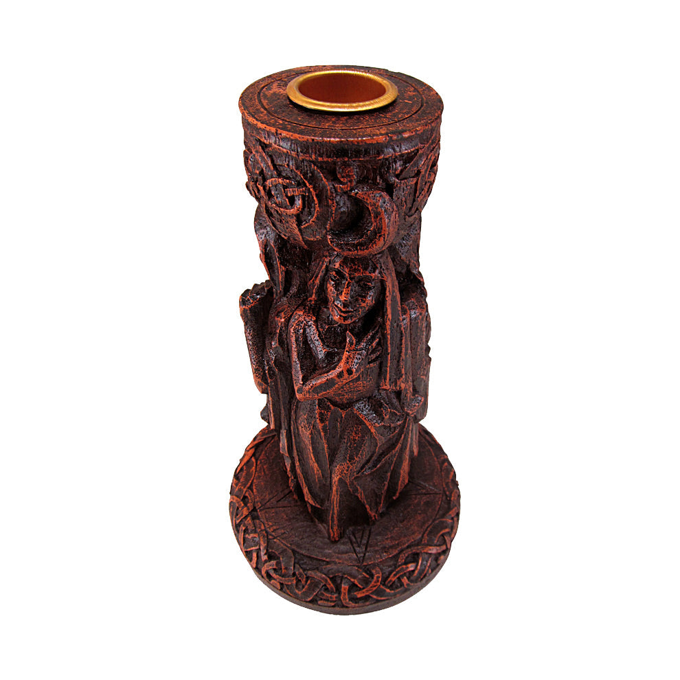 Triple Goddess Candle Holder - W