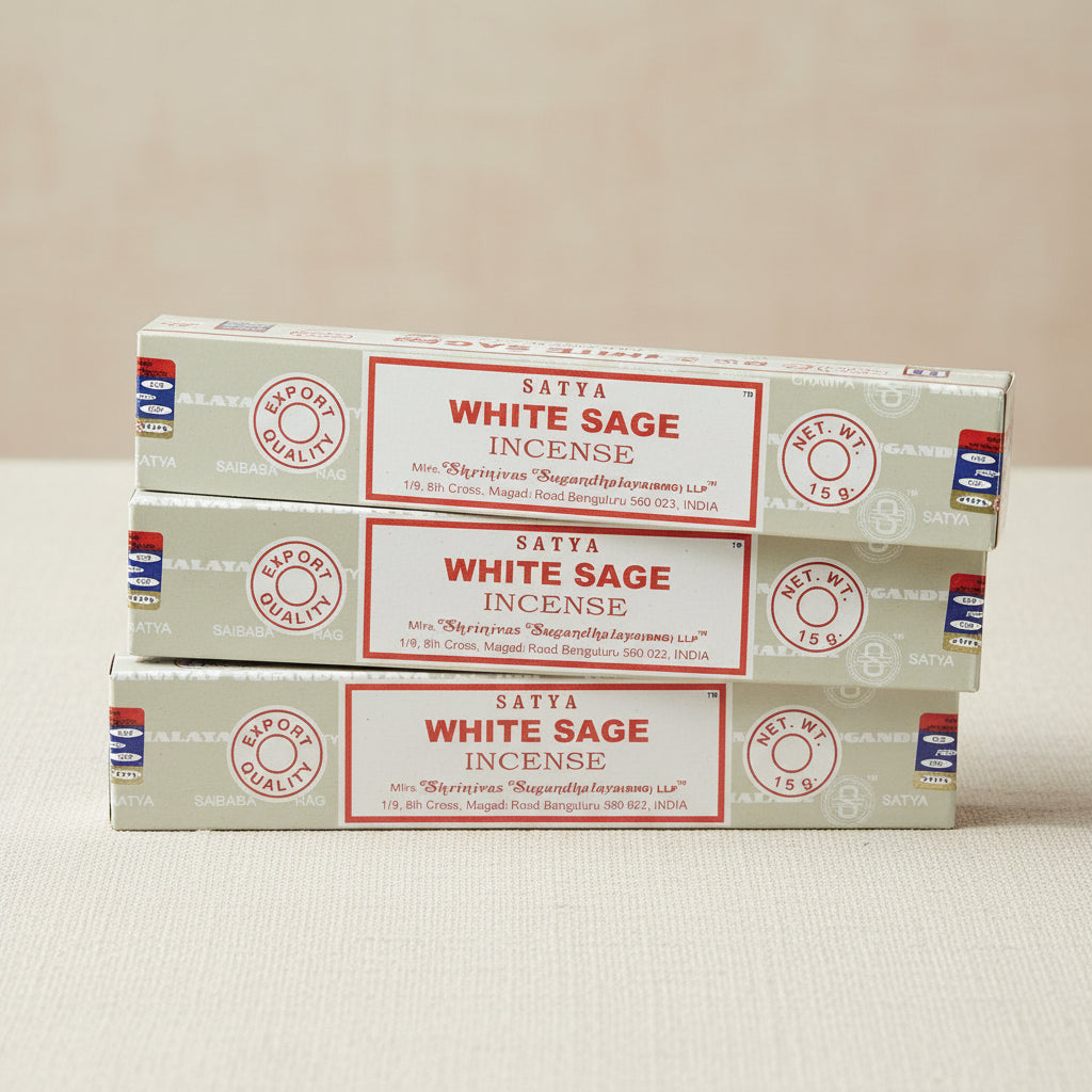 Nag Champa and White Sage Incense 3 Pack Set