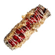 White Sage with Panacium & Red Satice Smudge Stick 3-4"