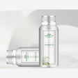 Two NAMSTE essential oil bottles on a light gray background with promotional text.