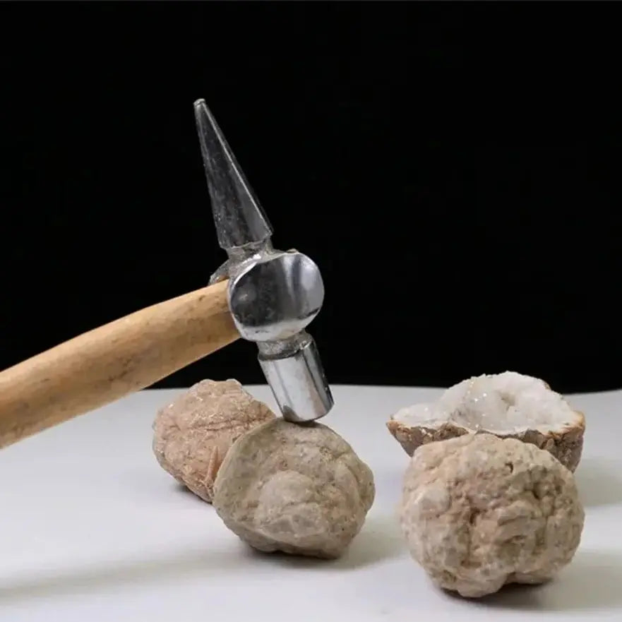 Raw Agate Geode Crystal Cluster Specimen