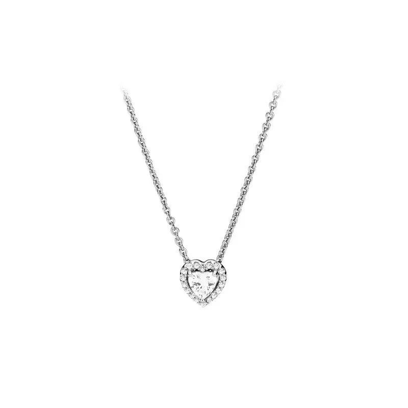 Colorful Heart Pendant Necklace
