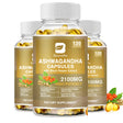 Beworth's Ashwagandha capsules with black pepper extract on a white background