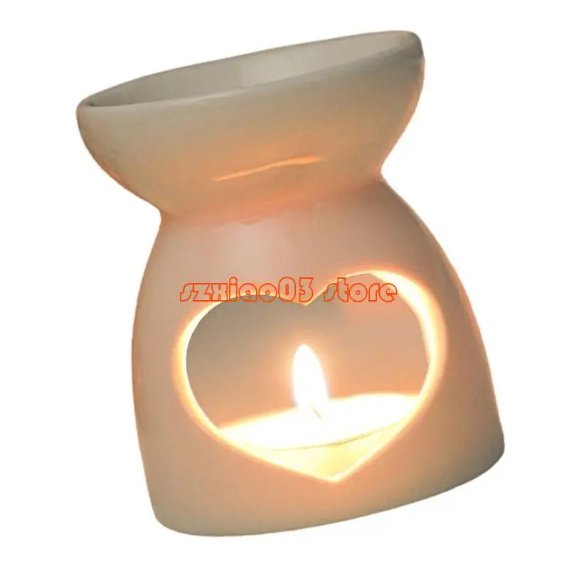 Enhance your space with the 103C Ceramic Tealight Oil Burner, perfect for diffusing oils and adding elegance.