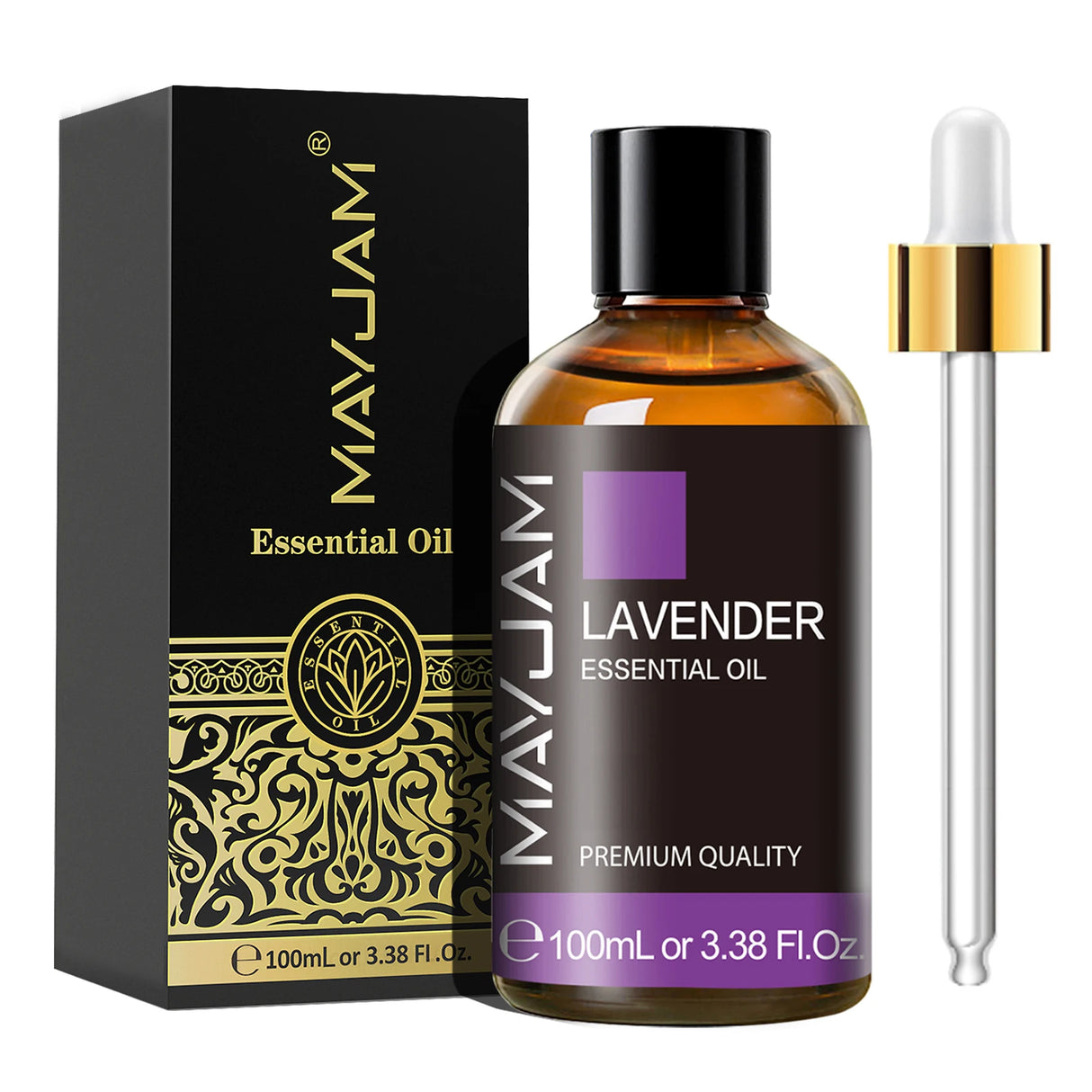 MAYJAM 100ML Pure Essential Oil with Dropper – Multiple Scents