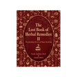 Book cover of 'The Lost Book of Herbal Remedies II' with herbal designs on a red background