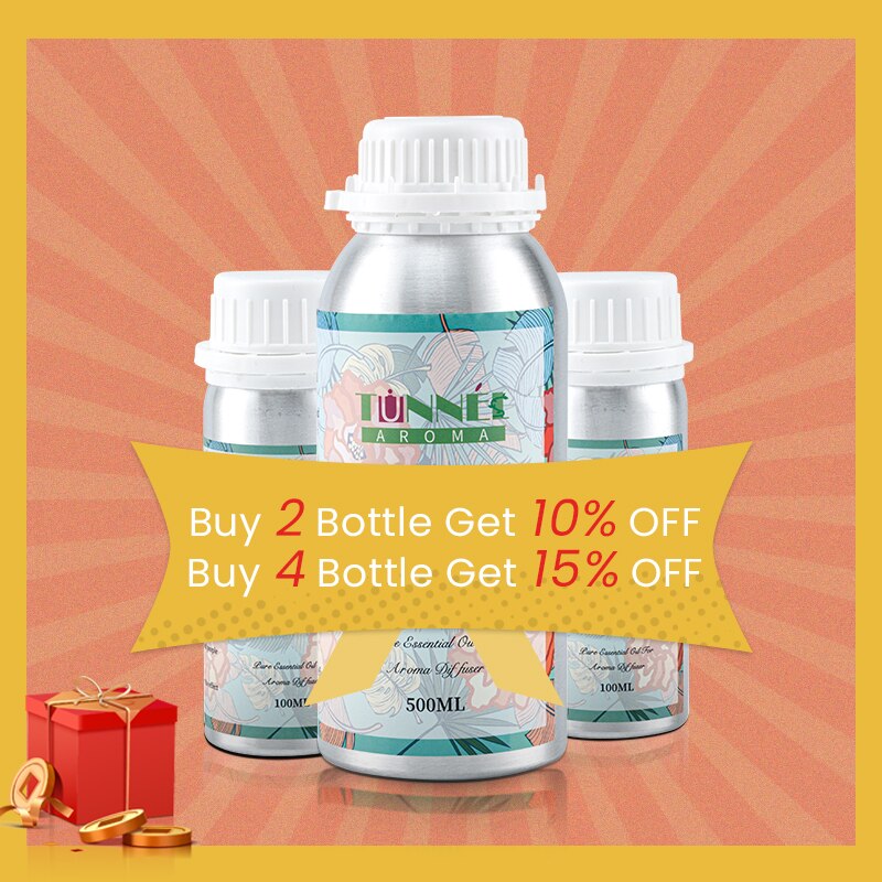 Three bottles of Tuner Aroma on a colorful background with promotional text.