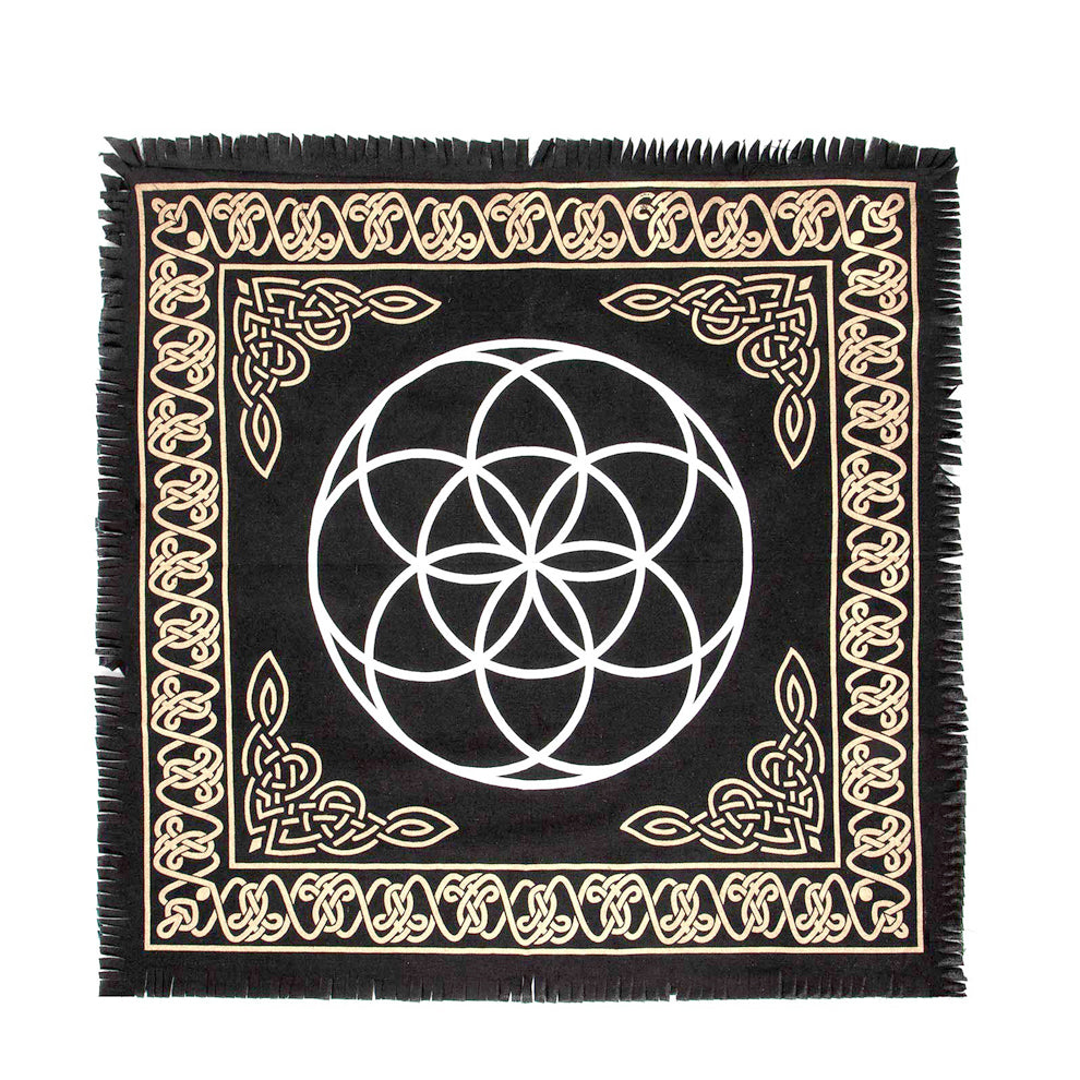 Seed of Life Altar Cloth 18" x 18"