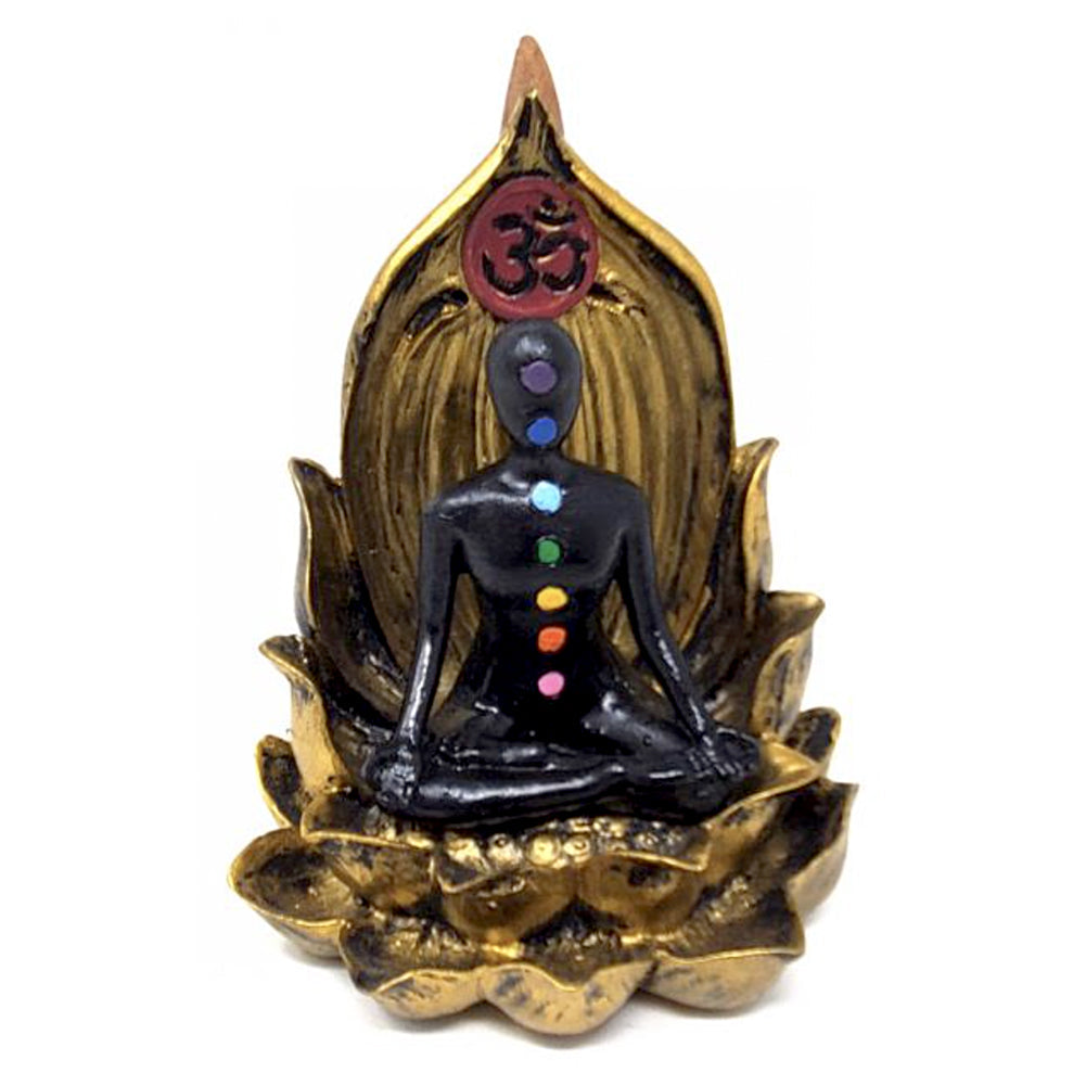 Seven Chakra Backflow Incense Burner