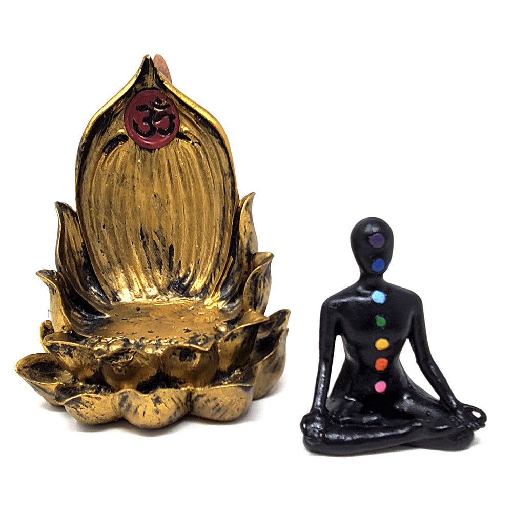 Seven Chakra Backflow Incense Burner