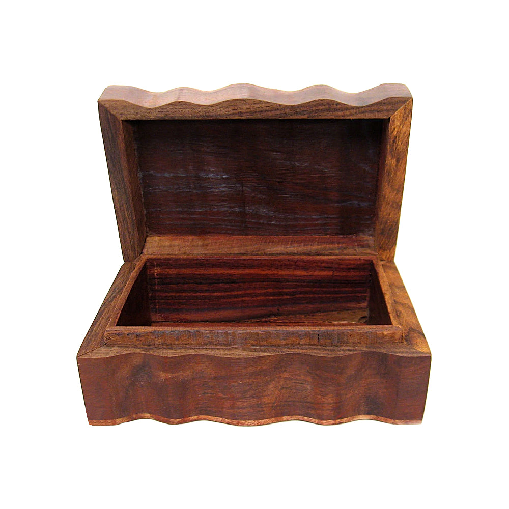 Tree of Life Carved Wood Box 4" x 6"