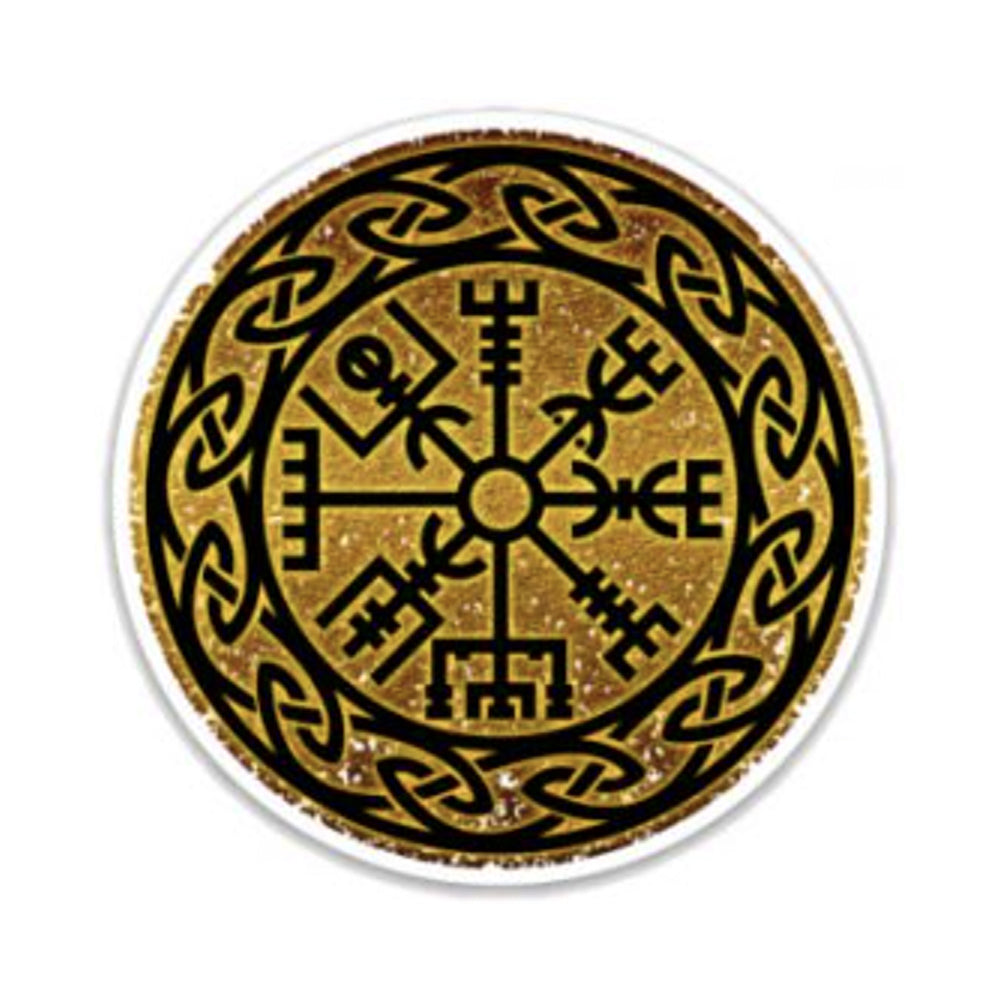Viking Compass Vegvisir Sticker 3"