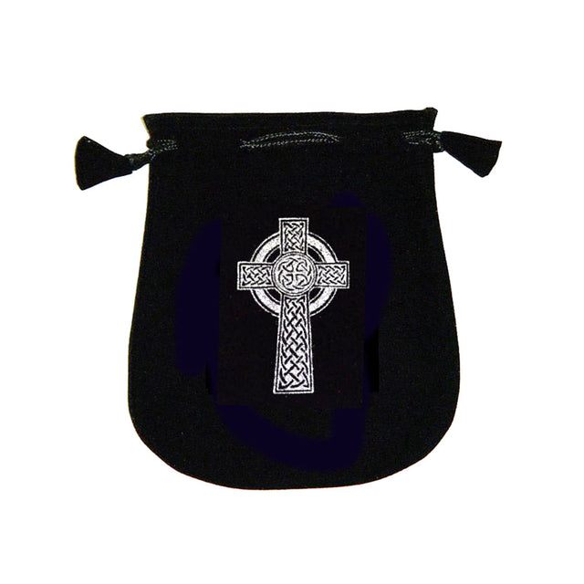 Velvet pouch - Celtic Cross