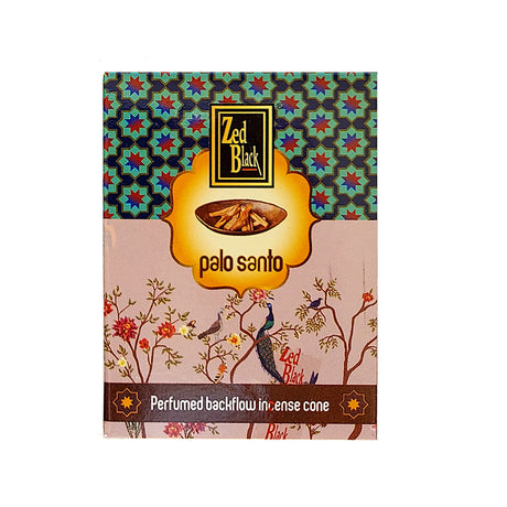 Zed Black Palo Santo Dhoop Backflow Cones