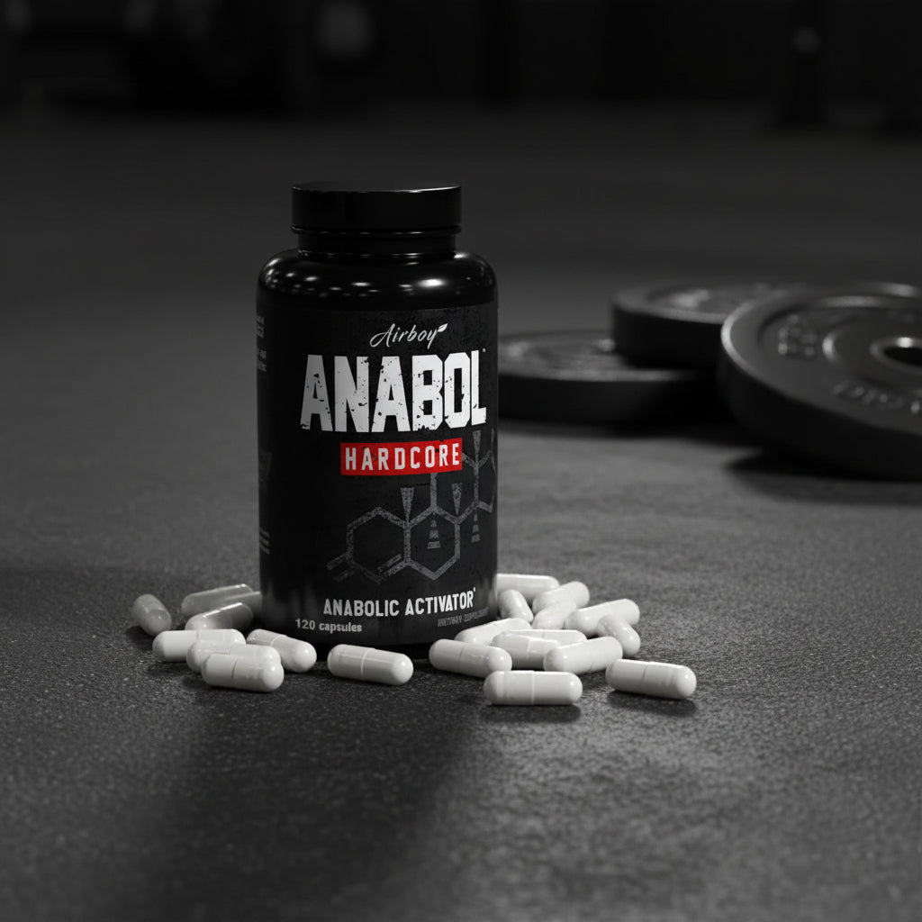 ANABOLIC men's health supplement bottle for daily wellness support and men's health routines.