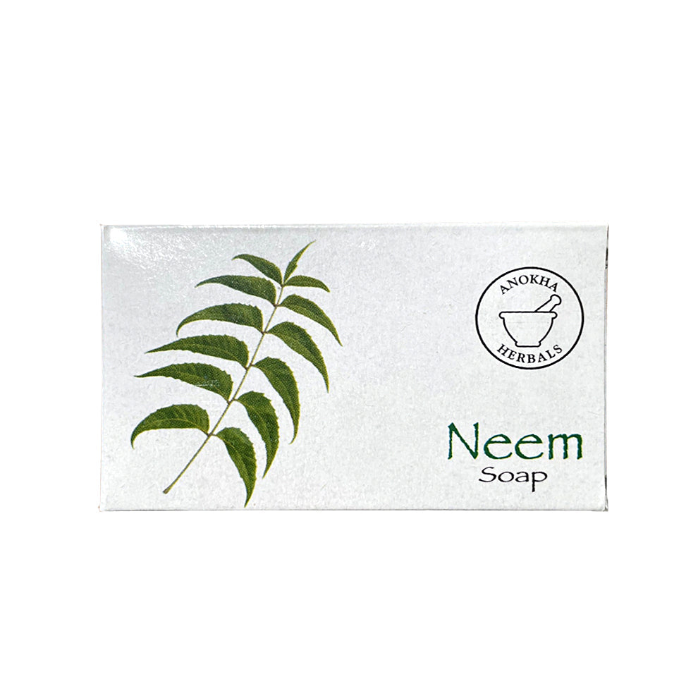 Anokha Herbals Neem Soap, 100g boxed bar