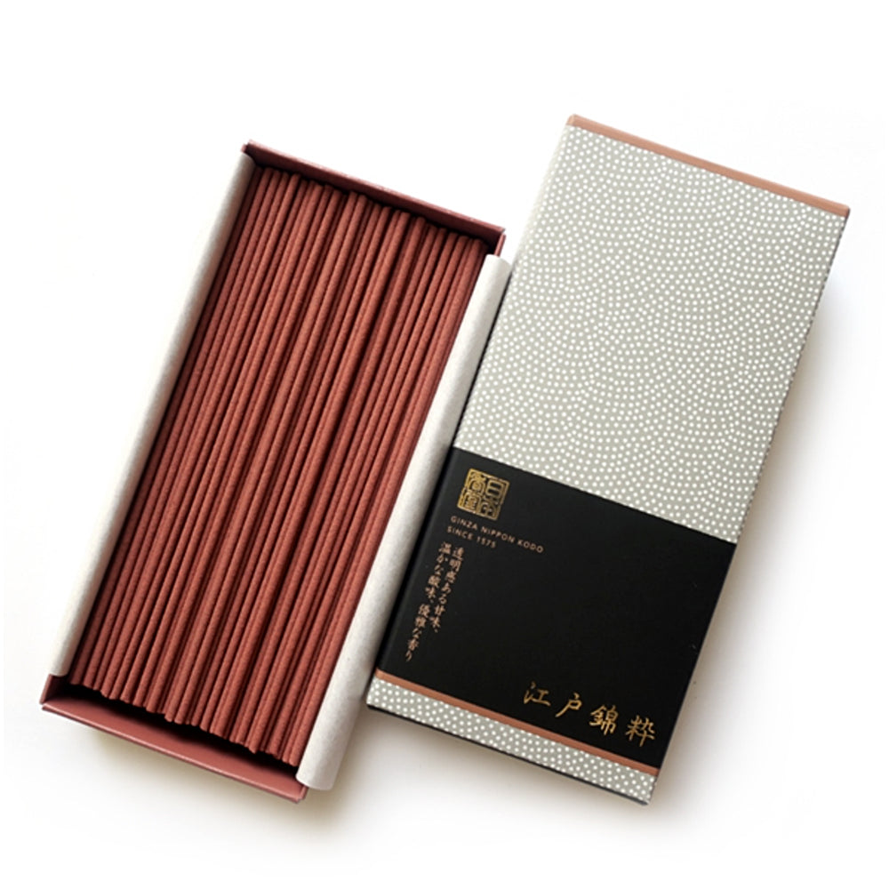 Aroma Bliss - Edo Modern, Japanese stick incense box with Edo Komon design