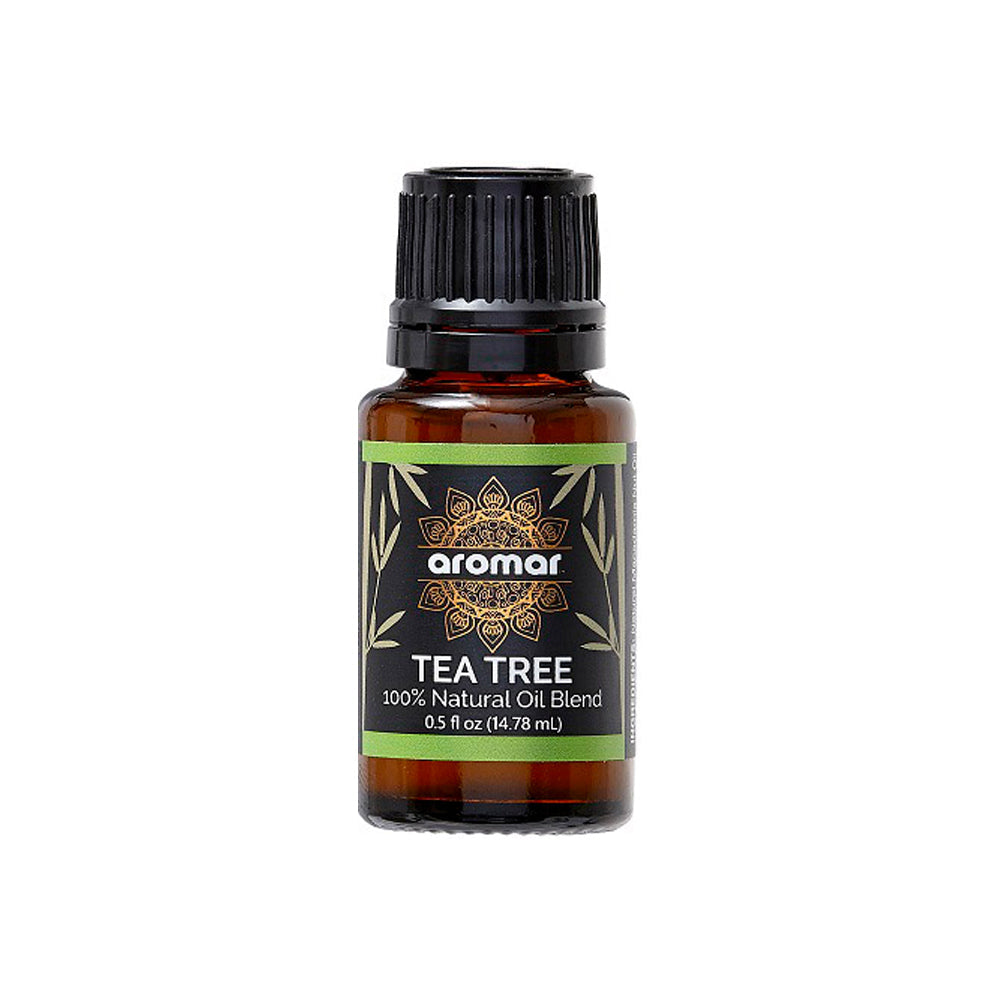 Aromar Essential Oils Tea Tree, 0.5oz glass bottle