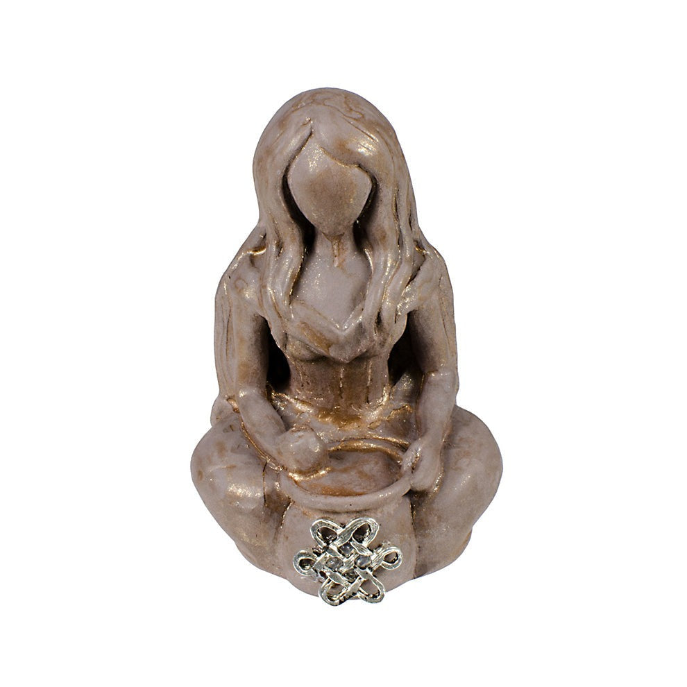 Cerridwen Goddess Figurine, 3 inches, gypsum cement