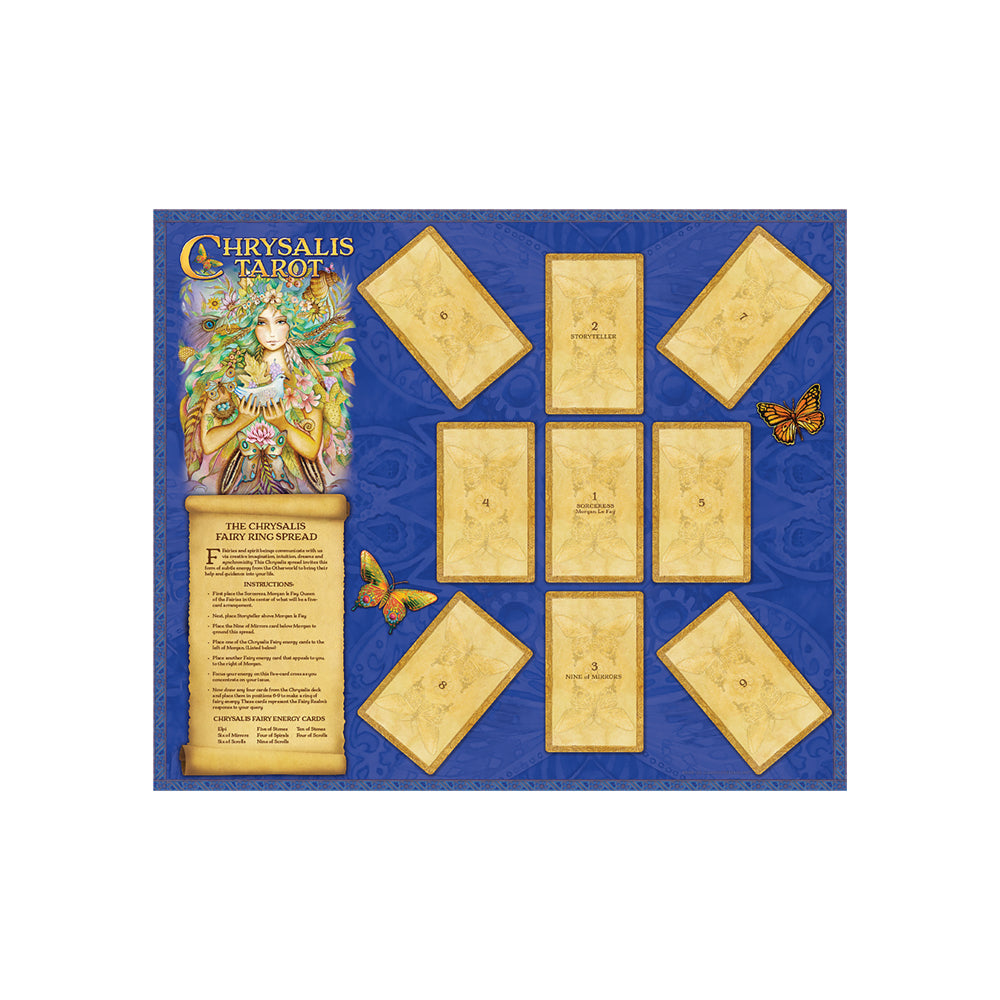 Chrysalis Tarot Deck, full-color spread sheet