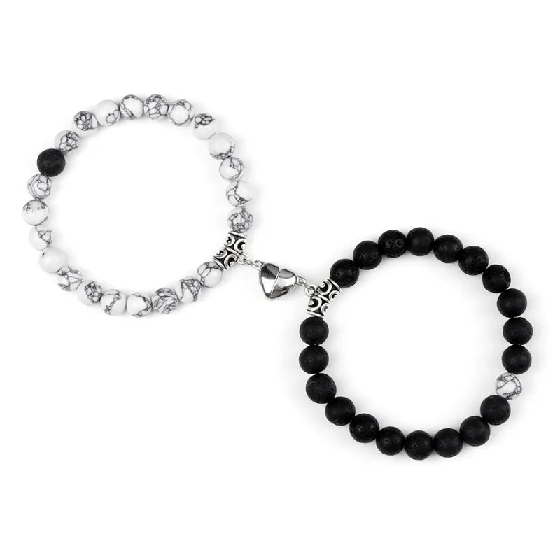 Couple gift Magnetic Heart Bracelets for anniversaries, Valentine’s surprises, and matching daily jewelry use.