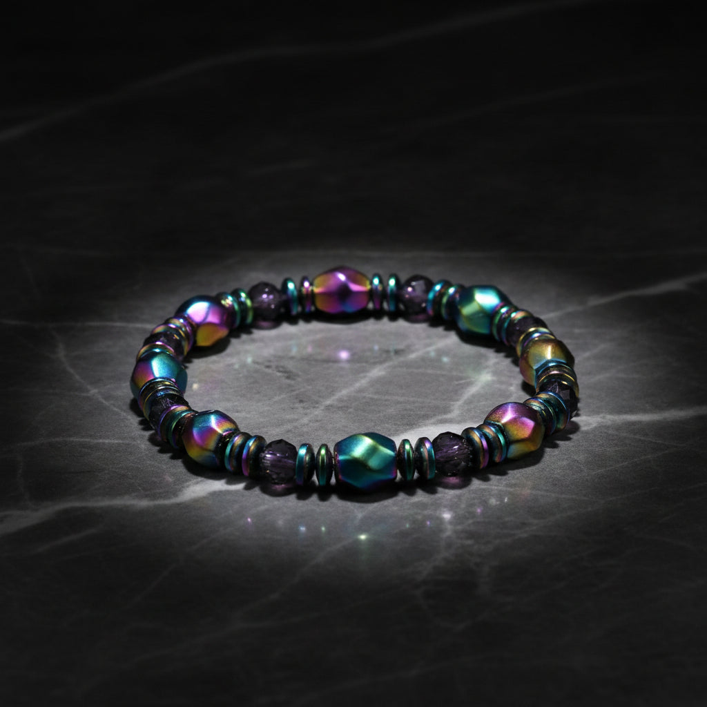 Elegant Black Magnetic Bracelet unisex bracelet for everyday wear, wellness support, and casual styling.