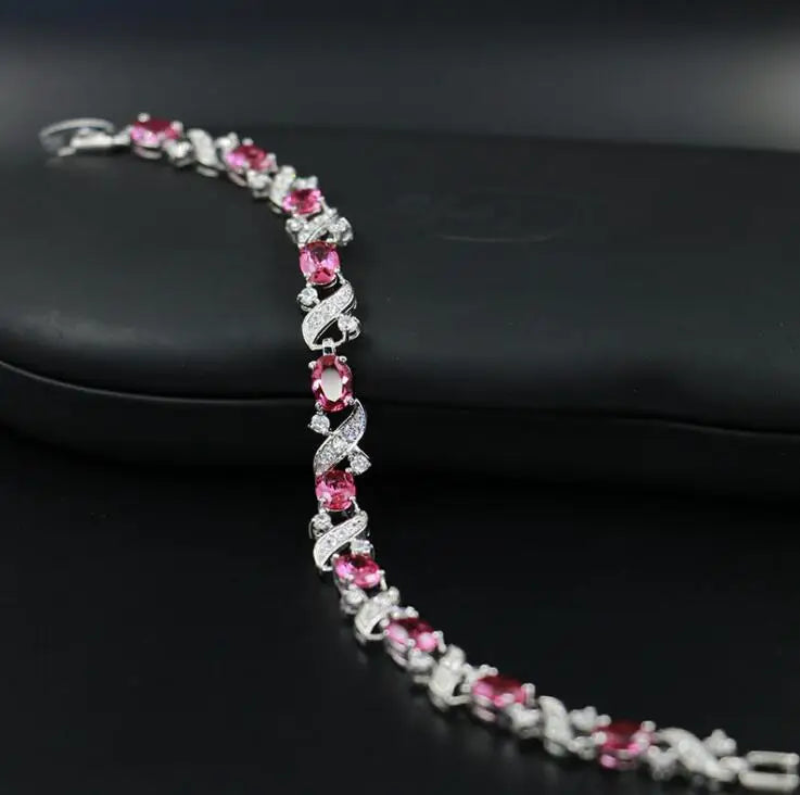 Elegant Crystal Gemstone Charm Bracelet jewelry bracelet for everyday style, casual fashion wear, and personal accessorizing.