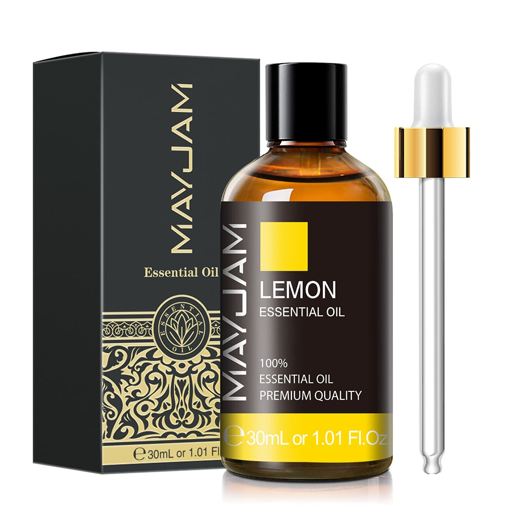 Essential Oils 30ml pure natural oil bottle set for aromatherapy blending, home fragrance, and calming wellness use.