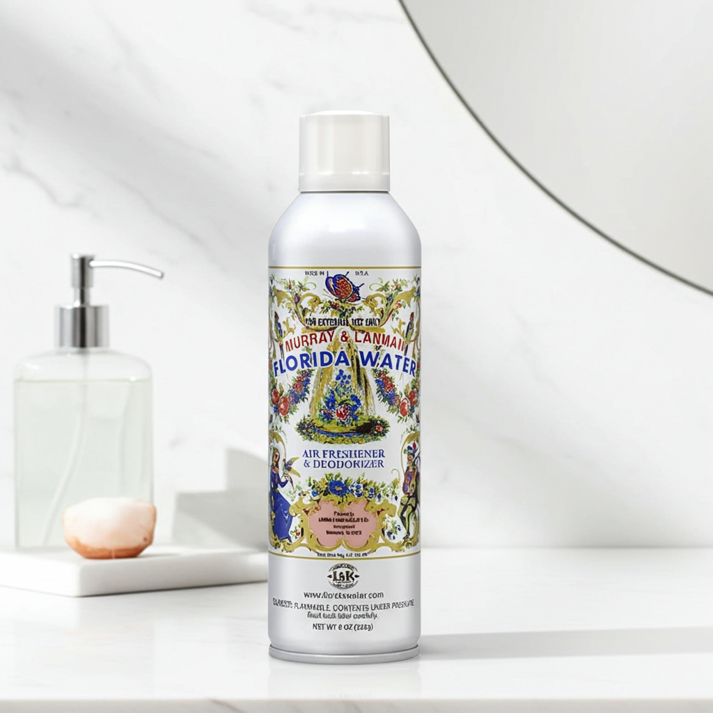 Murray & Lanman Florida Water Spray bottle for meditation, purification, and spiritual refreshment.