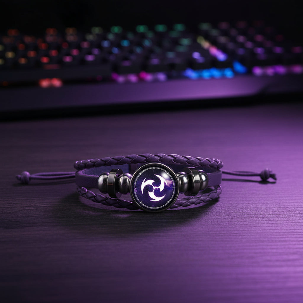 Genshin Impact Vision Element bracelet for cosplay styling, anime fan wear, and everyday accessory use.
