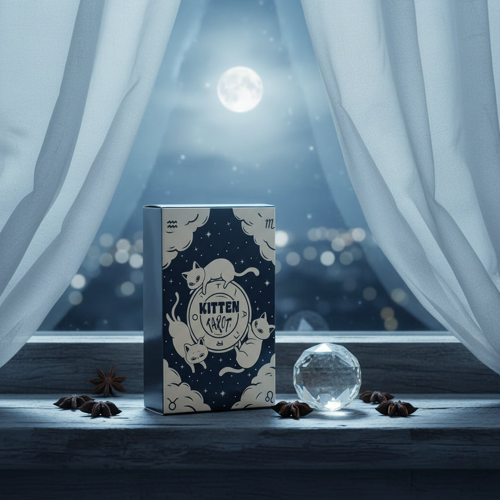 Kitten Tarot Deck card set for tarot reading, divination, and spiritual guidance.