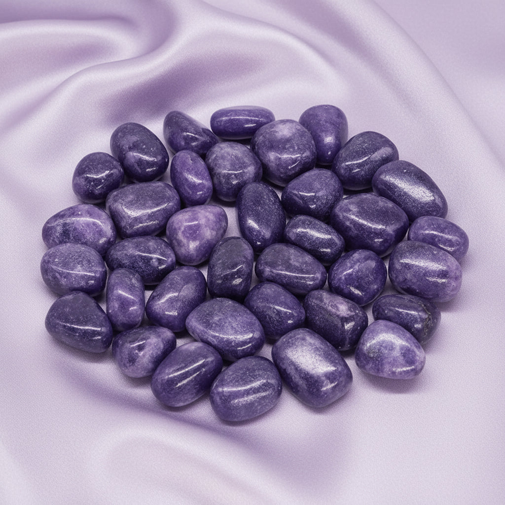 Lilac Lepidolite Healing Crystal for meditation, crafts, and crystal healing.