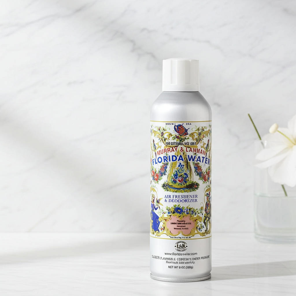 Murray & Lanman Florida Water ritual spray bottle for altar work, cleansing, and sacred space preparation.