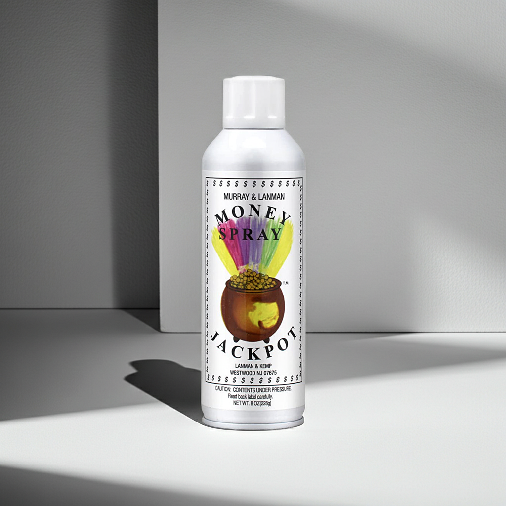 Murray & Lanman Money Jackpot Spray bottle for prosperity rituals, intention setting, and spiritual use.