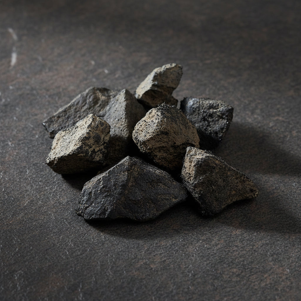 Natural raw lodestone magnetite stone for magnetic ritual work, altar display, and mineral collecting.