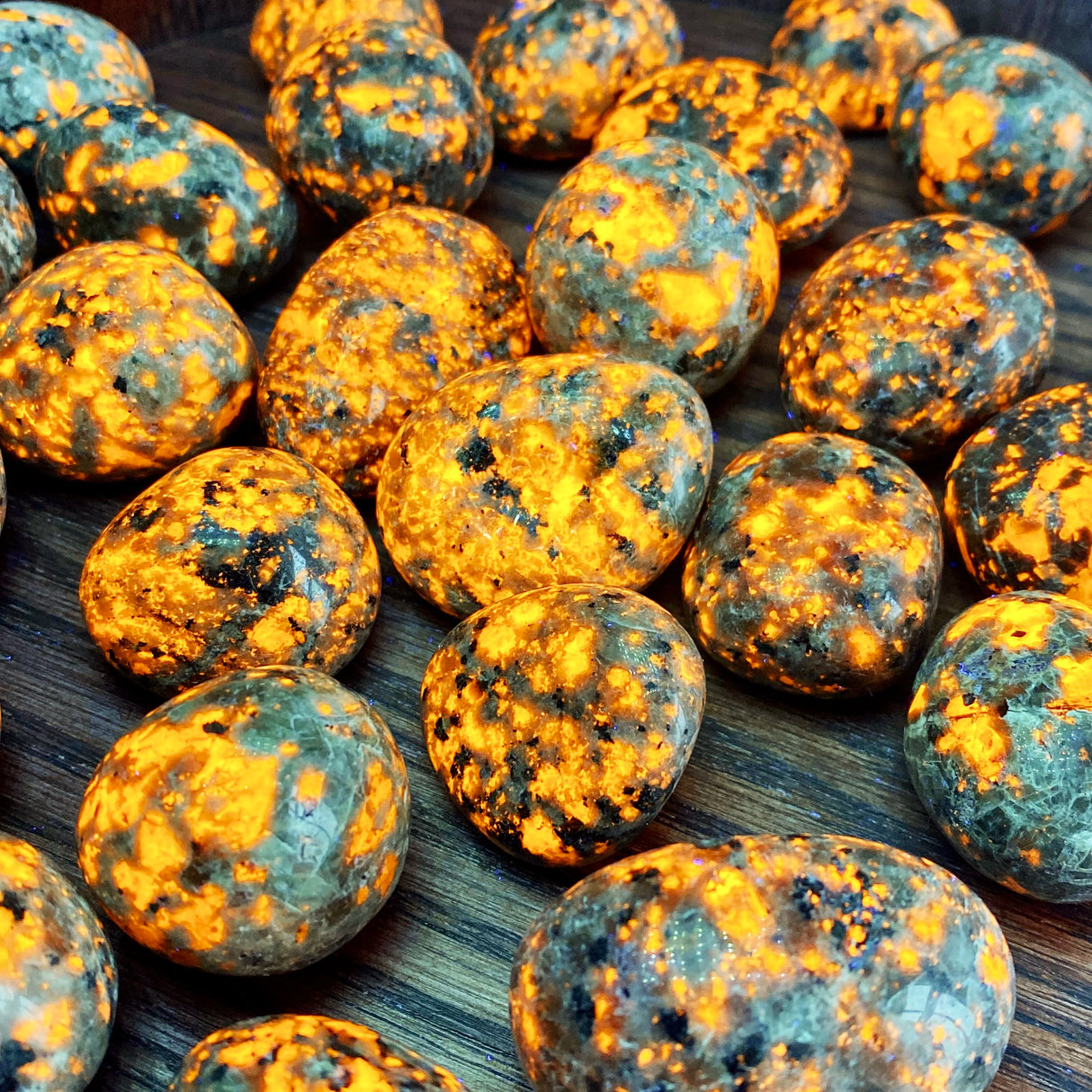 Natural Yooperlite Healing Crystals for meditation, crafts, and crystal healing.