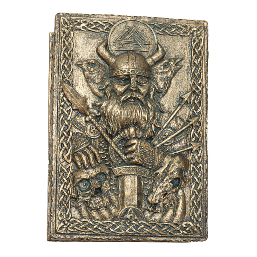 Odin trinket box decorative keepsake box for storing jewelry, small treasures, and Norse-inspired collectibles.