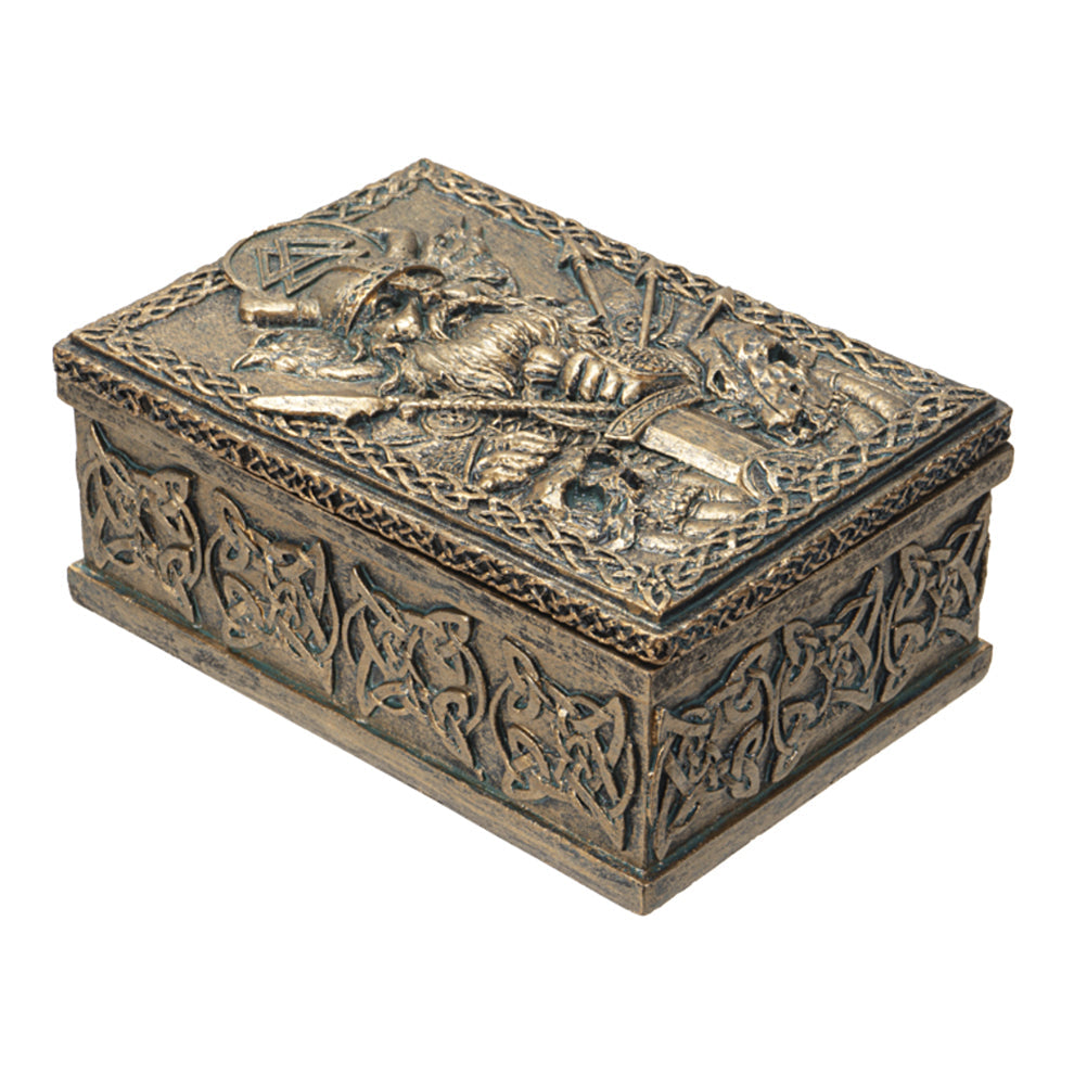 Odin trinket box small treasure box for storing coins, jewelry, and meaningful personal keepsakes.