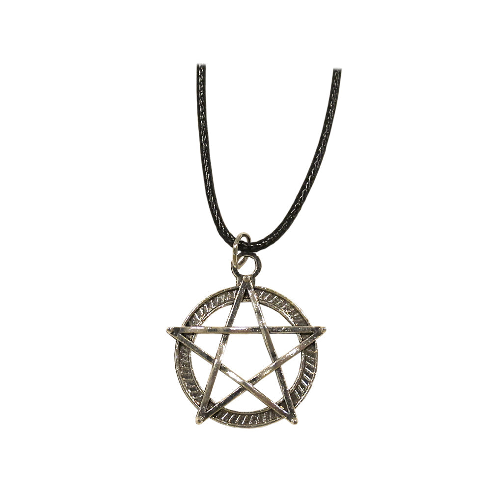 Pentacle necklace pendant for everyday jewelry, pagan-inspired accessories, and gift giving.