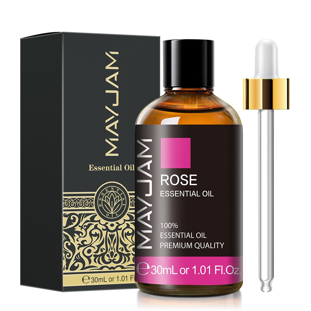 Pure Essential Oils 30ml bottles for aromatherapy, diffuser sessions, and natural fragrance use around the home.