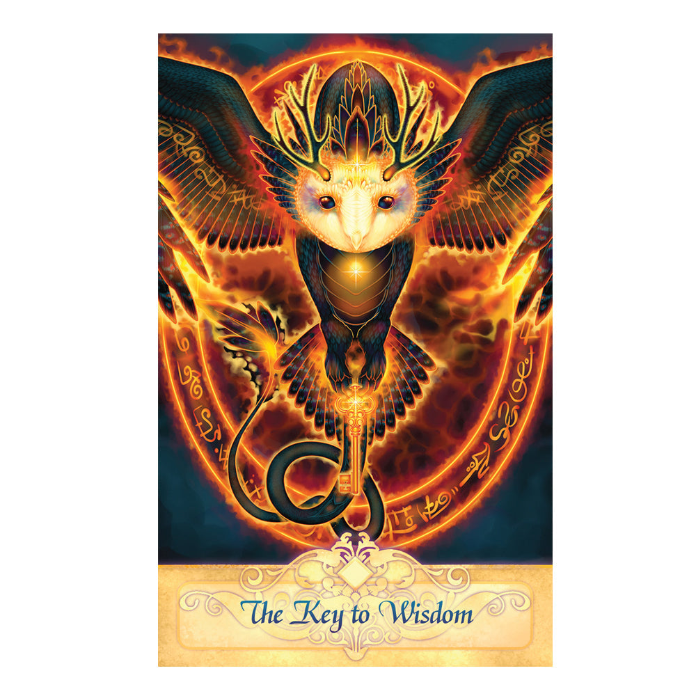 Seeker Oracle Tarot sample cards showing illustrated artwork for tarot reading.