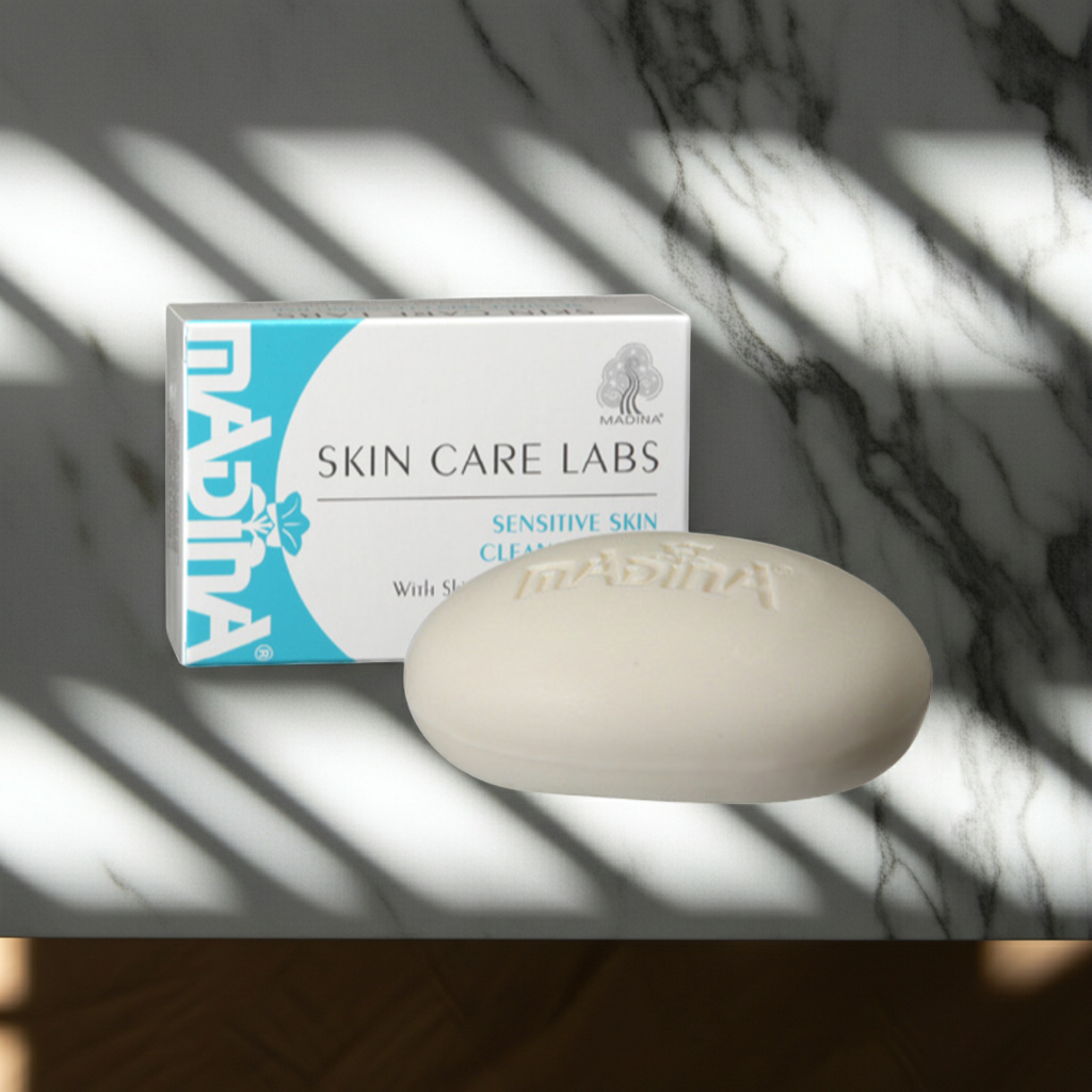 Sensitive Skin Cleansing Skin Care Labs soap bar for gentle facial and body cleansing on delicate skin.