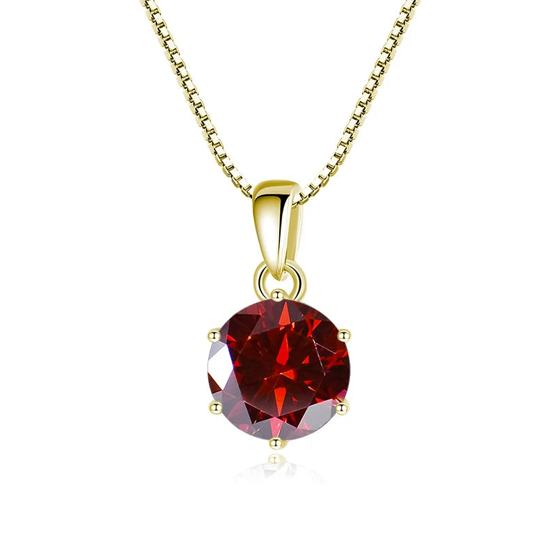 Sparkling Real Moissanite pendant necklace for women for holiday gifting, party wear, and everyday elegance.
