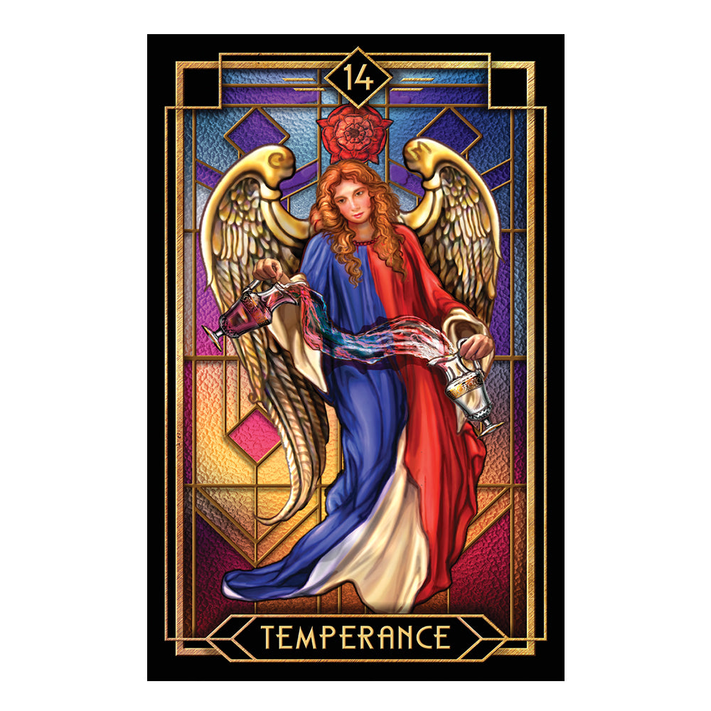 Tarot Decoratif sample tarot card, set E
