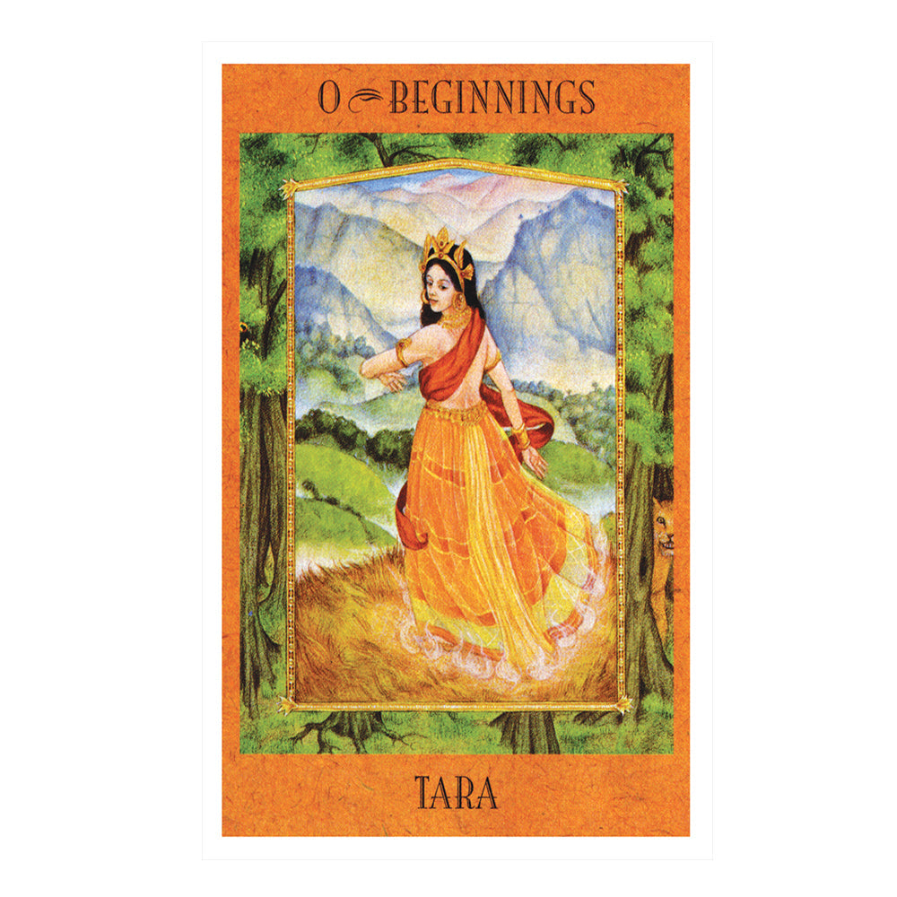The Goddess Tarot deck sample card, set B